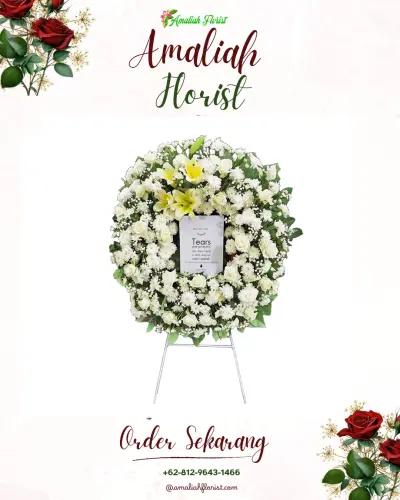 Krans Bunga Duka Cita di Kejuron
