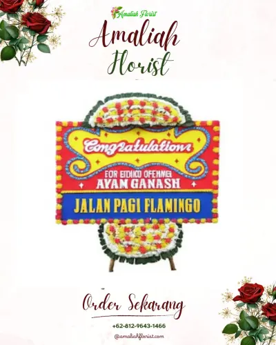 Bunga Papan Congratulation di Kejuron